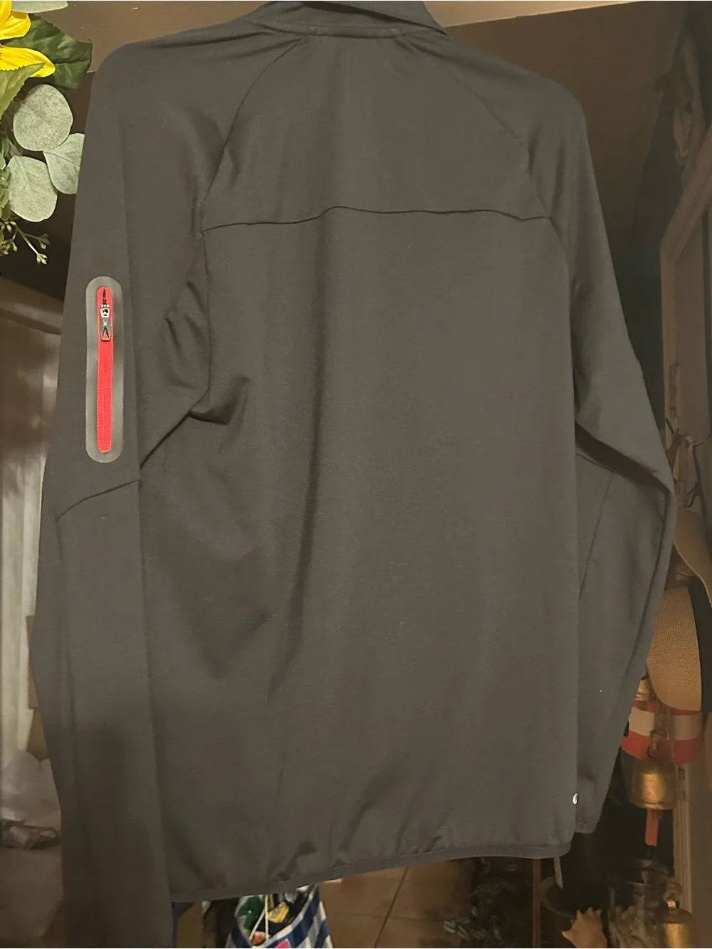 Spyder Men's Black Full-Zip Performance Jacket with Subtle Logo